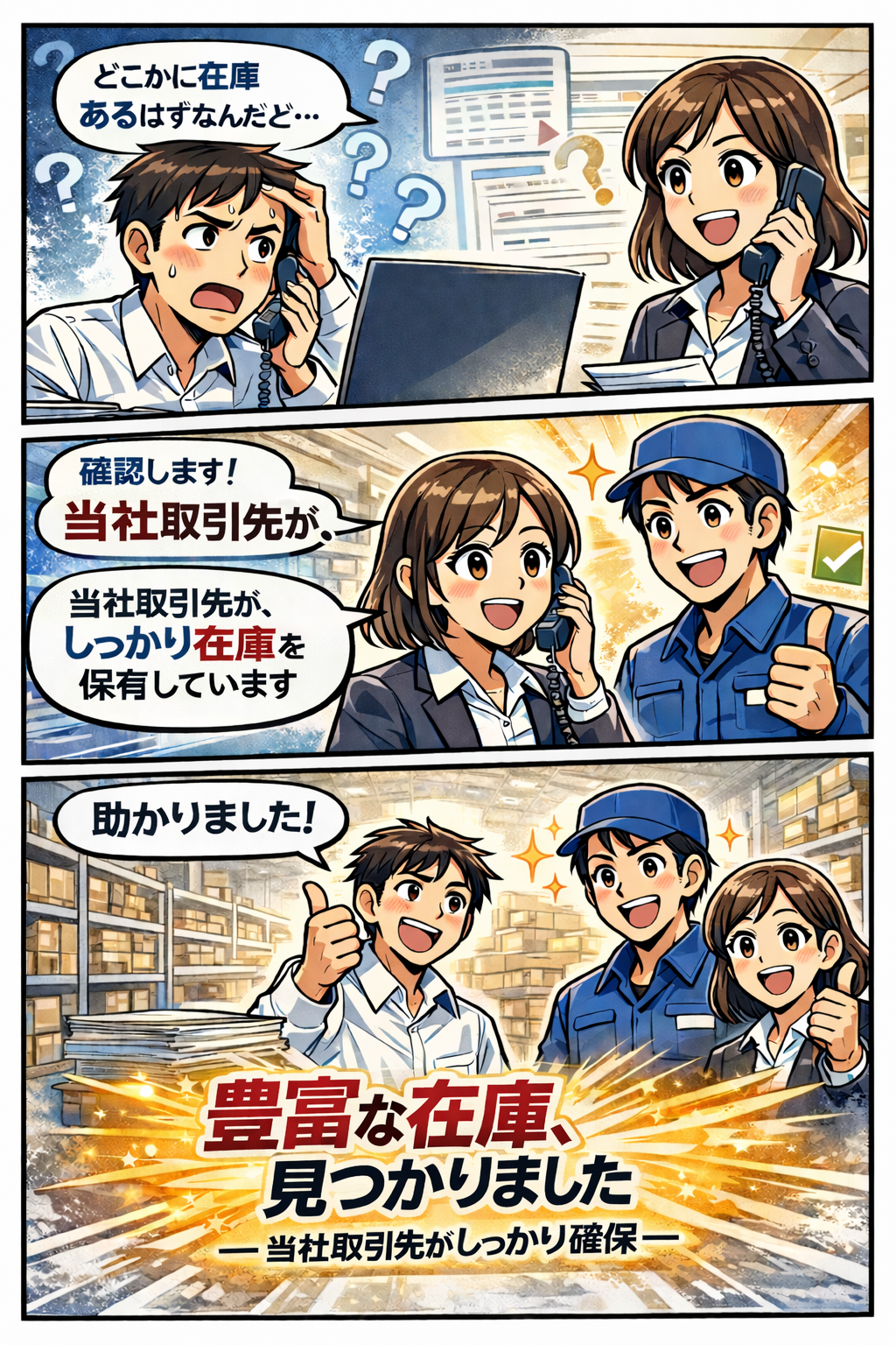 在庫についてのご案内